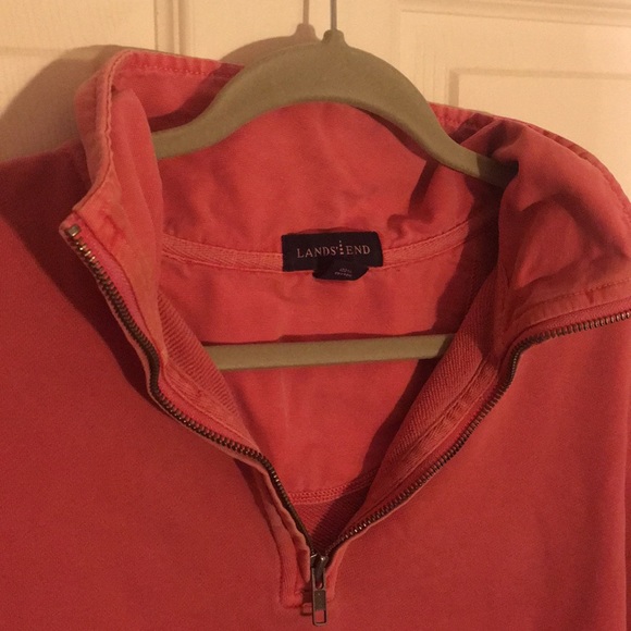 Salmon Lands End six up sweat shirt - Picture 2 of 4
